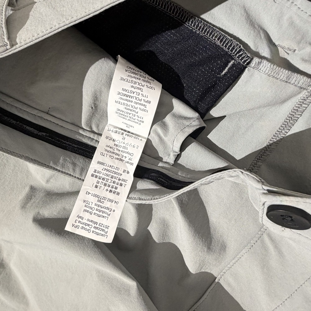 Oakley Golf Pants Mens 38 Gray /Black Stripe Straight Leg Regular Fit Athletic - Picture 7 of 10